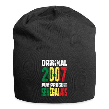 18th Birthday - Original 2007 - Senegalese - Jersey Beanie - black - Front