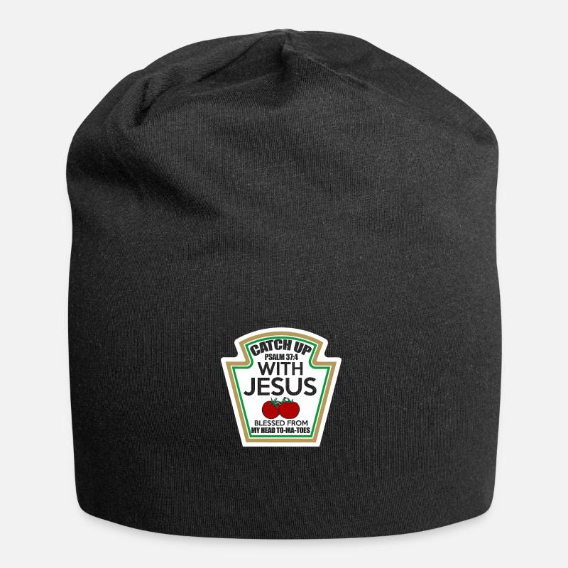 Catch me up with jesus - Jersey-Beanie - Schwarz