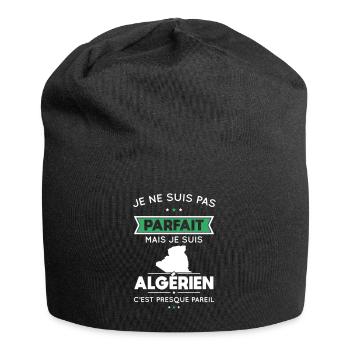 Je ne suis pas parfait mais je suis Algérien - Bonnet en jersey - noir - Devant