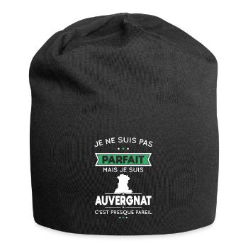 Je ne suis pas parfait mais je suis Auvergnat - Bonnet en jersey - noir - Devant