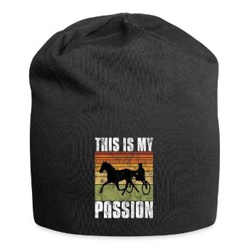 This is my Passion Trotting Races Retro - Jersey Beanie - black - Front