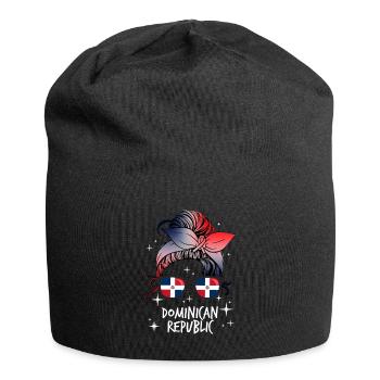 Dominican Republic - Jersey Beanie - black - Front