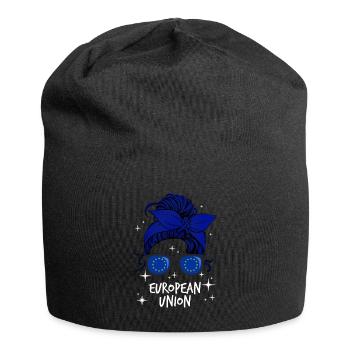 Union européenne - Bonnet en jersey - noir - Devant