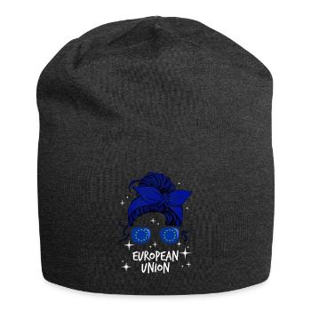Union européenne - Bonnet en jersey - charbon - Devant