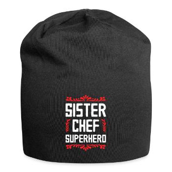 Sister Superhero - Jersey Beanie - black - Front