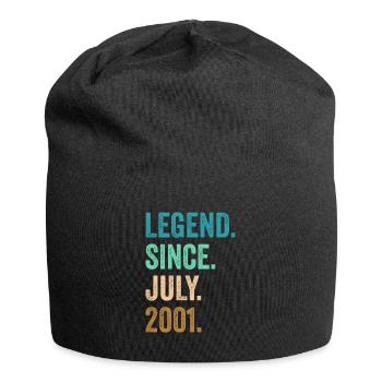 21 Years Old Legend Since July 2001 21st Birthday - Jersey Beanie - black - Front