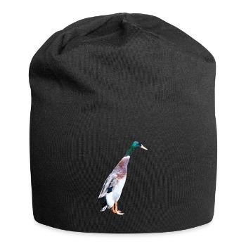 Laufenten sind perfekte Begleiter für Gärtner - Jersey-Beanie - Schwarz - Vorne