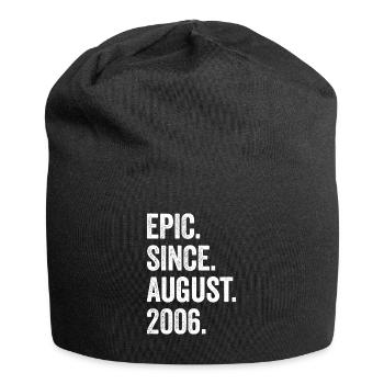 17 Years Epic Since August 2006 17th Birthday - Jersey Beanie - black - Front
