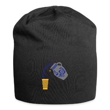 Frankfurt Bembel Gerippte - Jersey-Beanie - Schwarz - Vorne