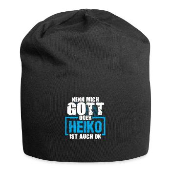 HEIKO - ok - Jersey-Beanie - Schwarz - Vorne