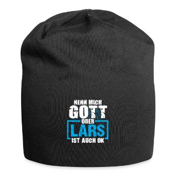 LARS - ok - Jersey-Beanie - Schwarz - Vorne