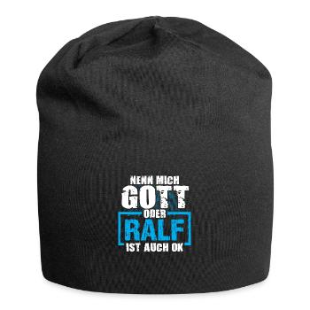 RALF - ok - Jersey-Beanie - Schwarz - Vorne