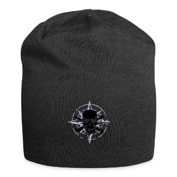 windrose_skull_02_a_2c - Bonnet en jersey - charbon - Devant