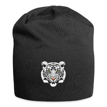 White Tiger Polygon Wild Gift - Jersey Beanie - black - Front