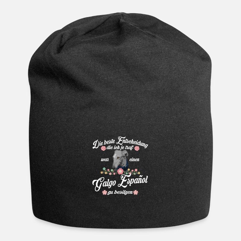 Galgo Espanol - Jersey-Beanie - Schwarz
