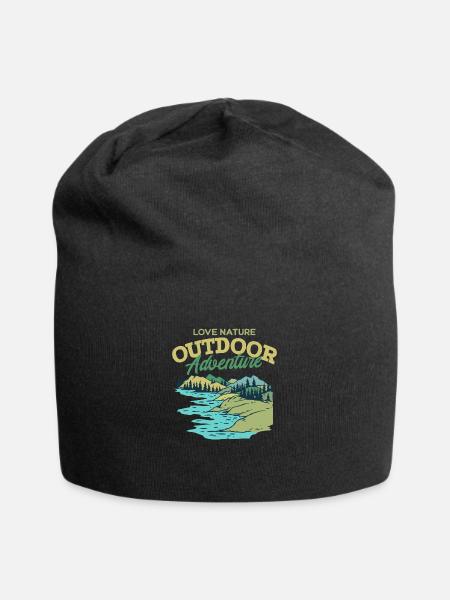 Outdoor Adventure Naturliebhaber - Jersey-Beanie - Schwarz