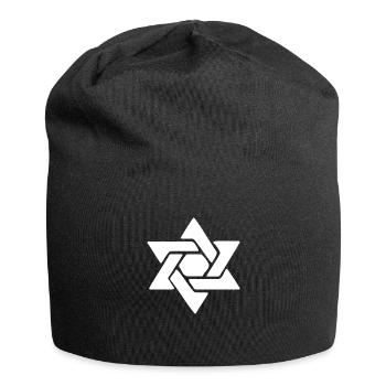 Star of David - Jersey Beanie - black - Front