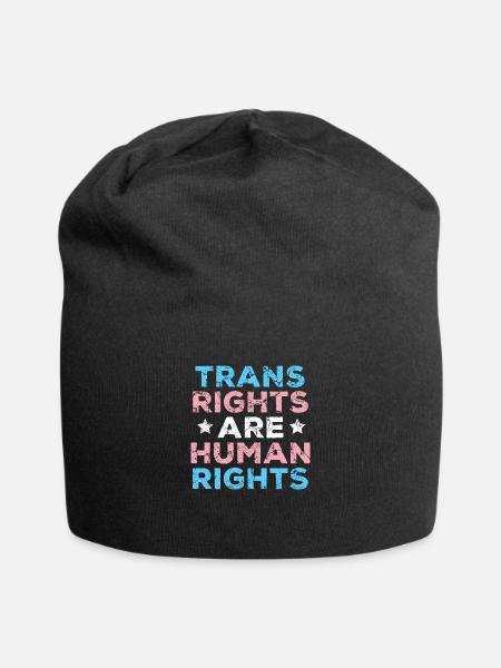 Trans Rights Are Human Rights LGBT Pride - Jersey-Beanie - Schwarz
