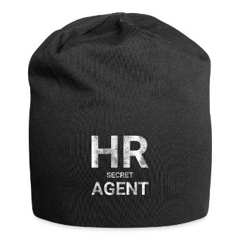 HR Secret agent - Jersey Beanie - black - Front