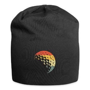 Golfball Vintage retro - Jersey-Beanie - Schwarz - Vorne