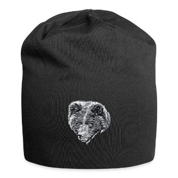 LAURA Kopf SW - Jersey-Beanie - Schwarz - Vorne