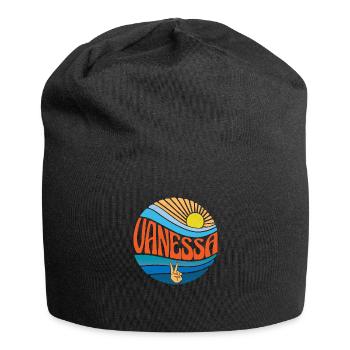 Vanessa Shirt Vintage Sunset Vanessa Groovy Krawatte - Jersey-Beanie - Schwarz - Vorne
