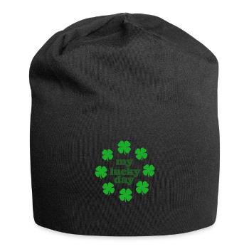 Mon jour de chance - Bonnet en jersey - noir - Devant