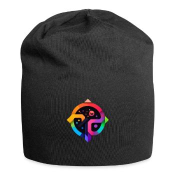 LGBTQAI+ Konturen-Vielfalt - Jersey-Beanie - Schwarz - Vorne