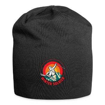 winter soldier ski - Jersey-Beanie - Schwarz - Vorne