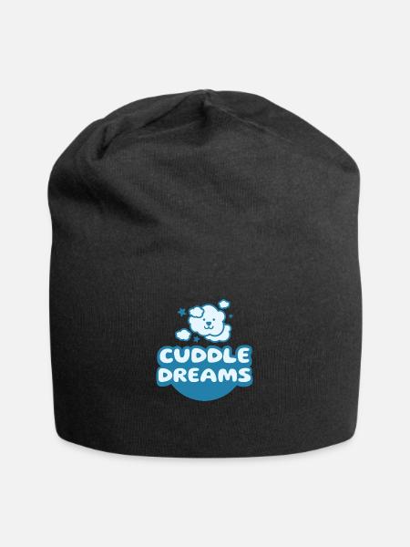 Cuddle Dreams Come True - Jersey Beanie - black