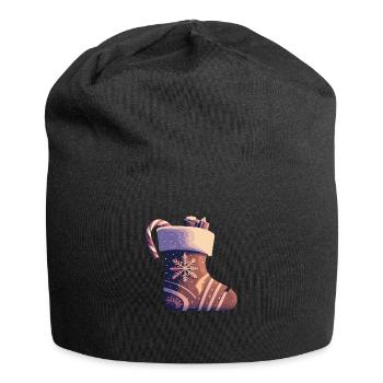 Christmas stocking - Jersey Beanie - black - Front