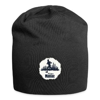 Stadtbild Marathonläufer - Jersey-Beanie - Schwarz - Vorne