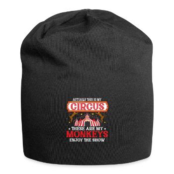 Actually This Is My Circus Costume Theme Party Act - Jersey-Beanie - Schwarz - Vorne