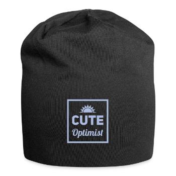 Funny Sayings BABY - Jersey Beanie - black - Front