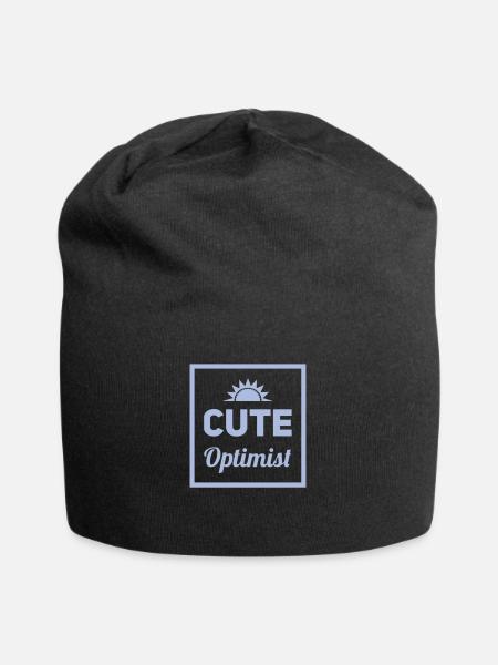 Funny Sayings BABY - Jersey Beanie - black