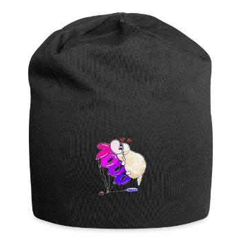 Wolly Sheepling 1000 subscribers - Jersey Beanie - black - Front