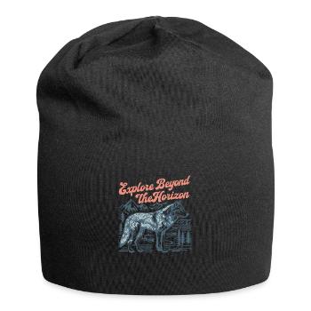 Explore Beyond the Horizon - Jersey Beanie - black - Front