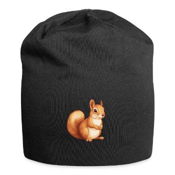 Squirrel - Jersey Beanie - black - Front