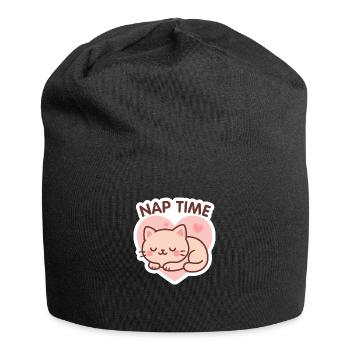 Nap Time - Jersey-Beanie - Schwarz - Vorne