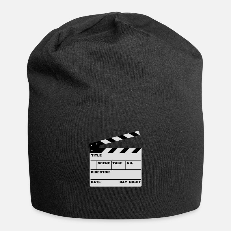 clap de film - Bonnet en jersey - noir