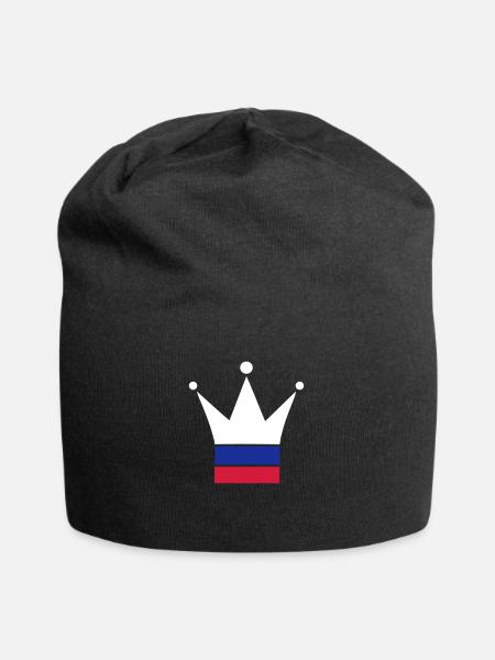 Russie - Bonnet en jersey - noir