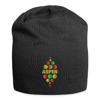 Geschenk für Aspen - Jersey-Beanie - Schwarz - Vorne