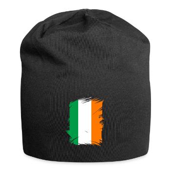 Ireland Flag Vintage Irish Flag Dublin - Jersey Beanie - black - Front