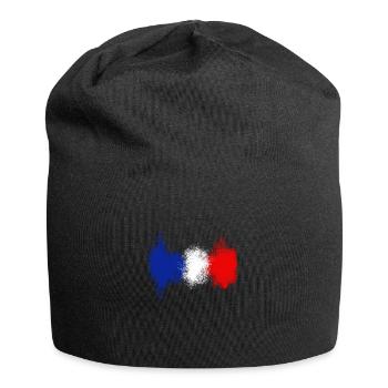 France blue white red - Jersey Beanie - black - Front