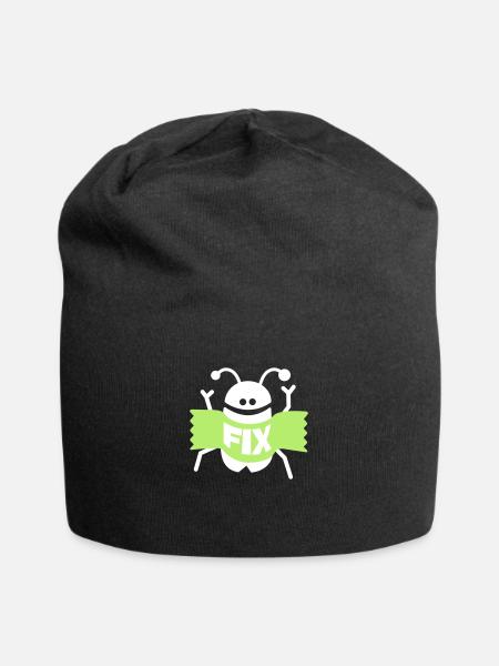 correction d'un bug - Bonnet en jersey - noir
