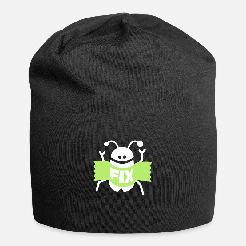 correction d'un bug - Bonnet en jersey - noir