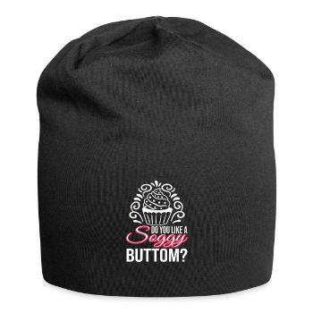 Baking Donut Cake - Jersey Beanie - black - Front