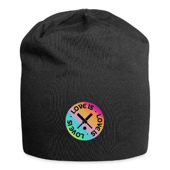 Cricket : L’amour l’est. - Bonnet en jersey - noir - Devant