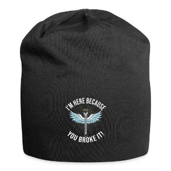 Mécanicien automobile - Bonnet en jersey - noir - Devant