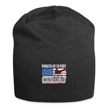 Circuit training - Jersey Beanie - charcoal grey - Front